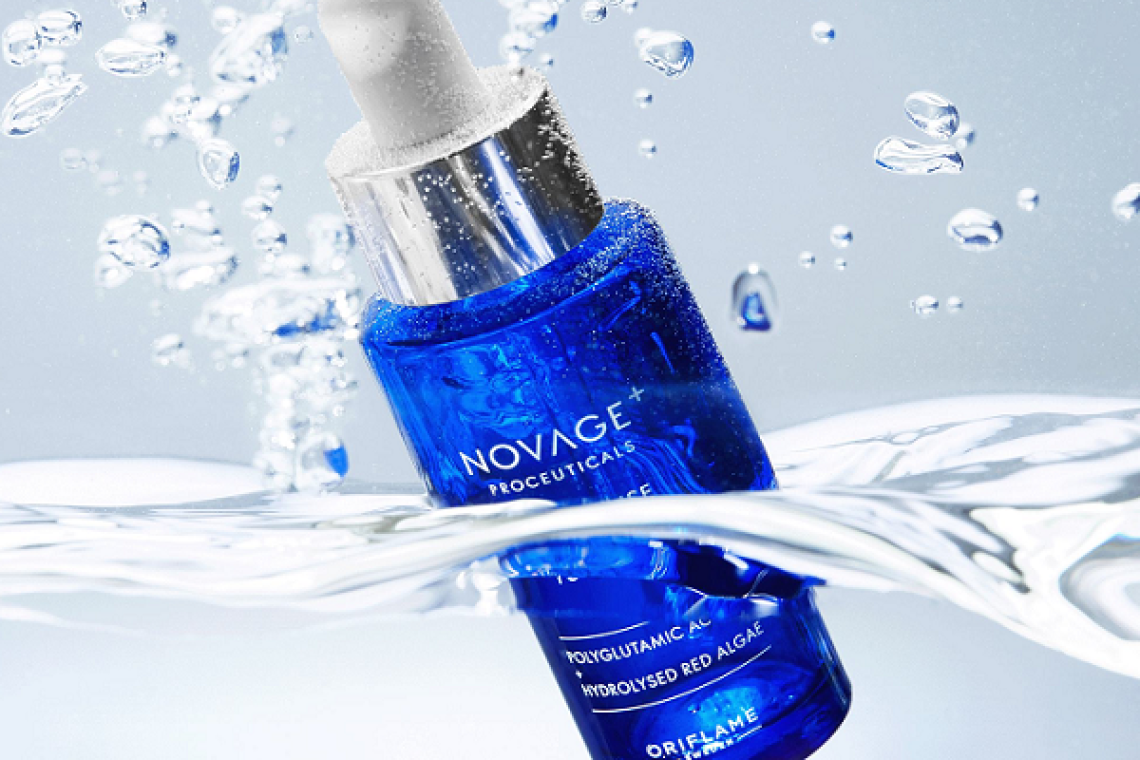 Eνισχυμένες σταγόνες για εντατική 24ωρη ενυδάτωση Proceuticals Novage+ από την Oriflame