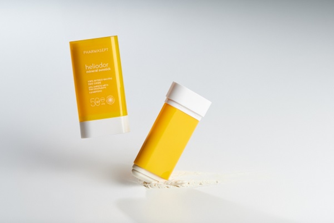 Η Pharmasept παρουσιάζει το νέο Heliodor Mineral Sunstick SPF50