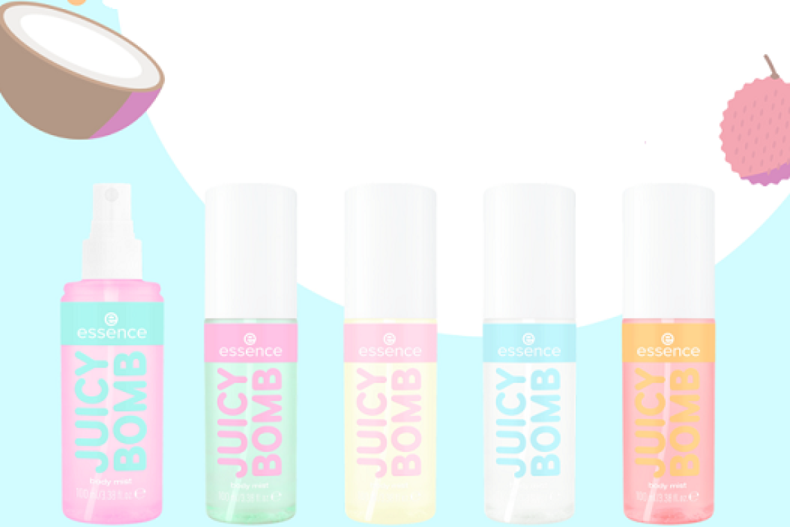 Essence JUICY BOMB Body Mist: Η νέα Tropical Drop Trend Edition με 5 καλοκαιρινά αρώματα