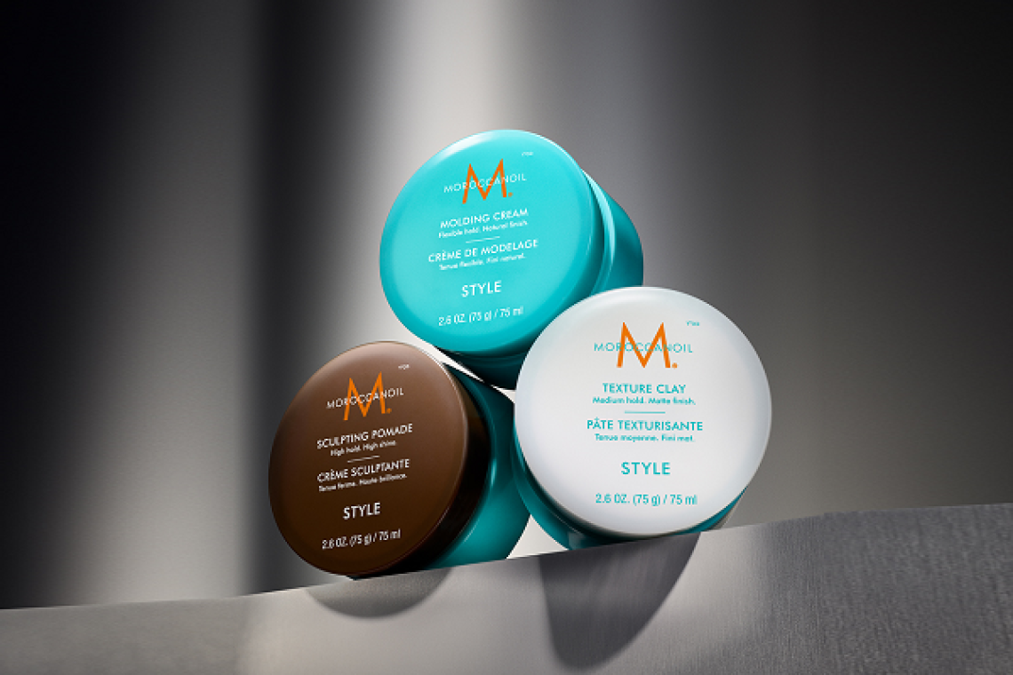 Η Moroccanoil αναβαθμίζει την κατηγορία Styling με το λανσάρισμα της Sculpting Pomade και δημιουργεί μια ολοκληρωμένη τριάδα προϊόντων styling 
