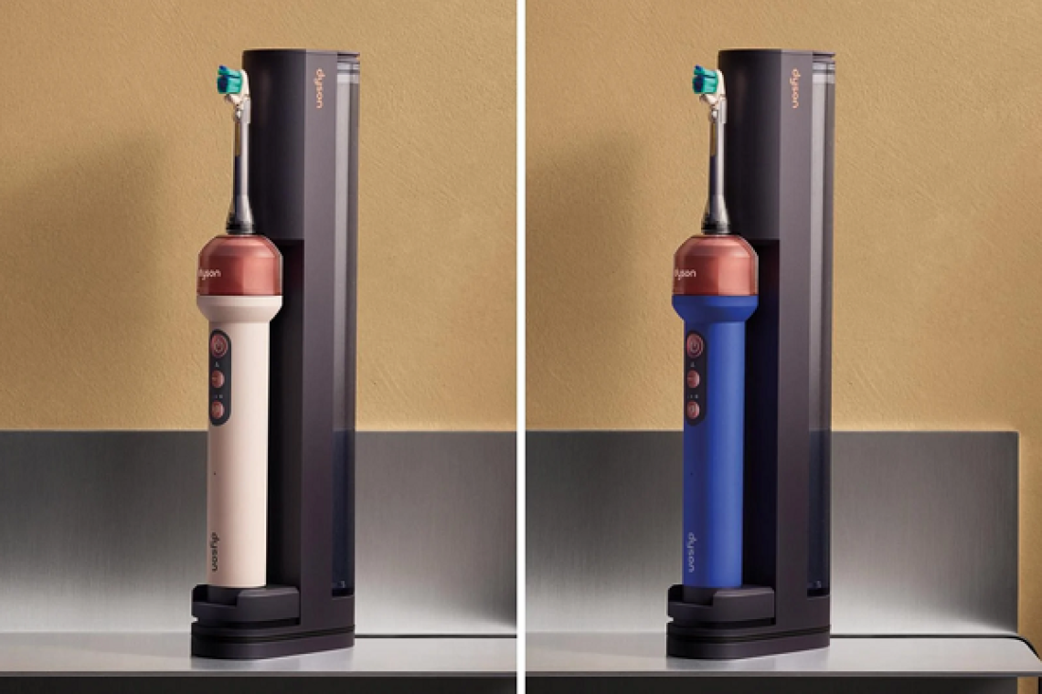 Dyson CameraJet : Η μοναδική οδοντόβουρτσα με κάμερα και πίδακα υγρού που εντοπίζει τα κενά ανάμεσα στα δόντια και απομακρύνει την πλάκα
